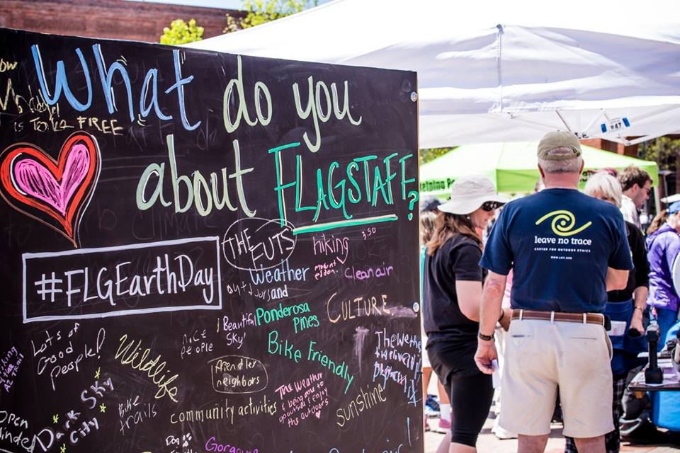 A comment board at last year's Earth Day in Heritage Square where 2,000 were in attendance. Photo by Tamara Hastie..jpg